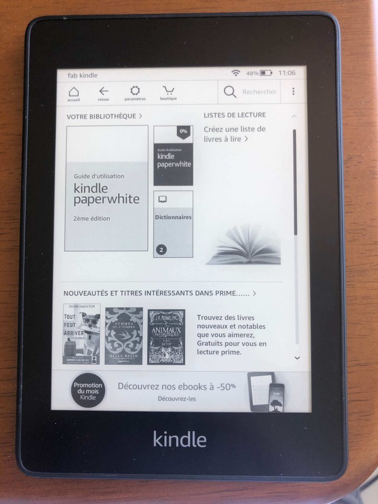 cesse de commercialiser sa liseuse Kindle Voyage